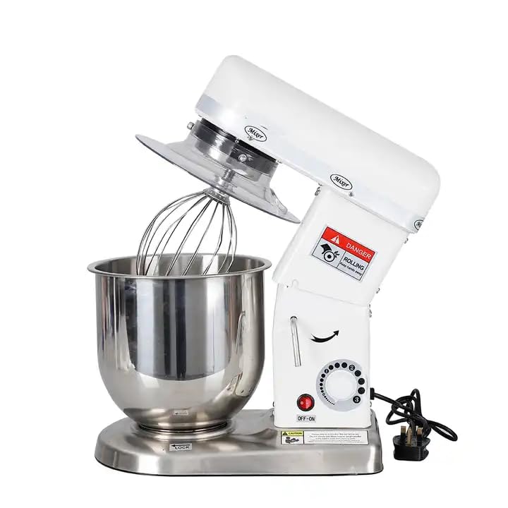 Gurubhai Equipments Commercial Planetary Stand Mixer 7-Liter For Bakery