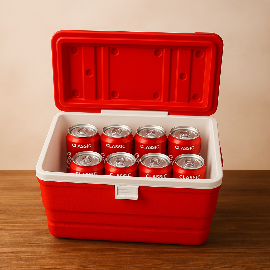 Gurubhai Equipments 25L Portable Ice Box – Heavy-Duty Insulated Cooler for Commercial Use