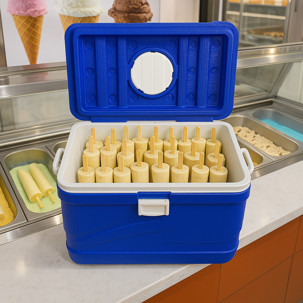 Gurubhai Equipments 50 Liter Commercial Ice Box – Heavy-Duty Insulated Cooler for Ice, Food & Beverages