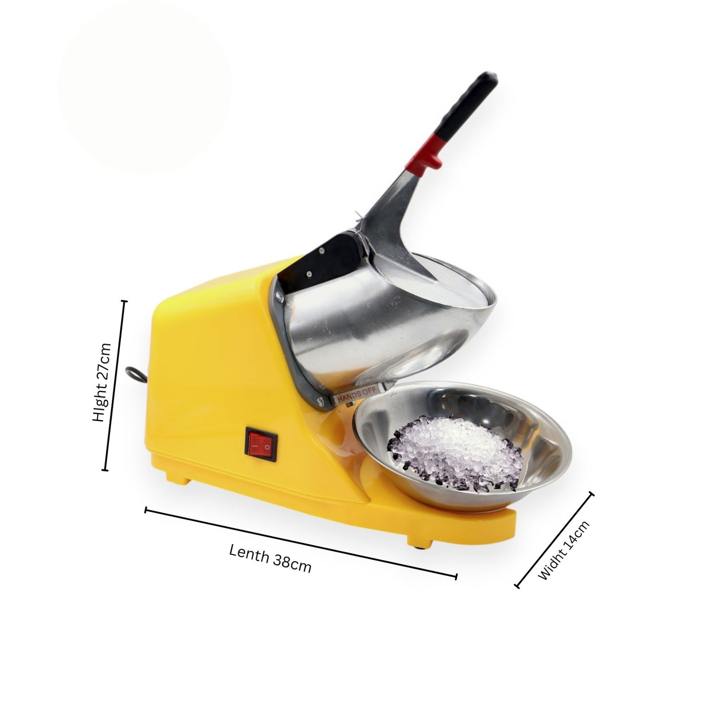 Gurubhai Equipments Electric Ice Crusher Machine, 300W, 65KG/Hr Capacity, (Color As Per Availability)